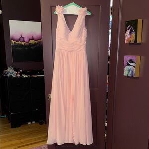 Blush Pink bridesmaid Gown (10)